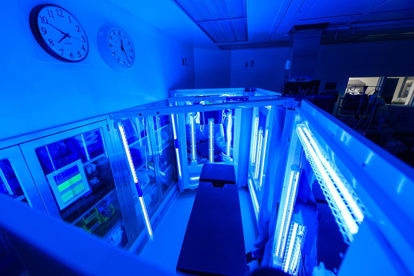 Ultraviolet Light for Disinfection killing bacteria with uv light
