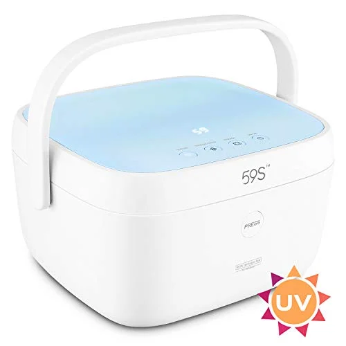 Multi-Purpose UV-C Sterilizer Box for Baby Bottles, Mobile Phones, Salon Make-up & Nail Tools Sanitizer - Pink