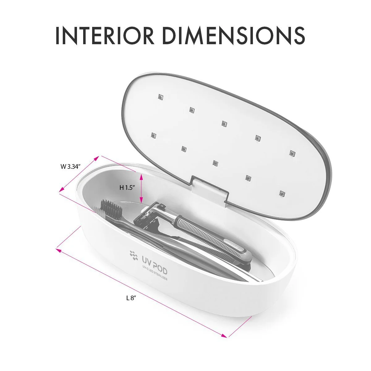UV Pod Dimensions
