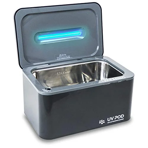 Ultrasonic Cleaner & UV Light Sanitizer (Black Version)