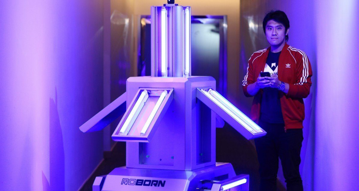 Roborn Joins The Race To Pioneer UV Light Sterilizing Robots