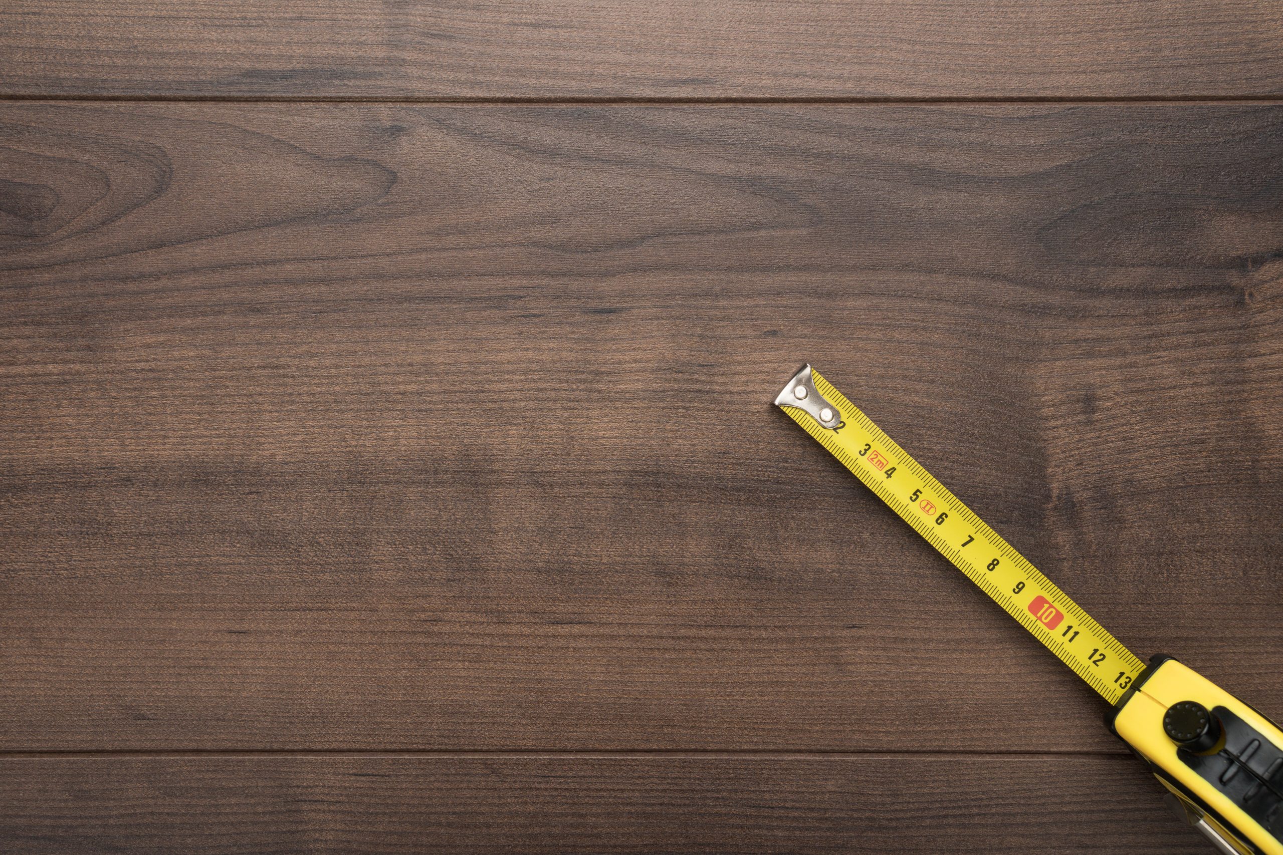 tape measure on table