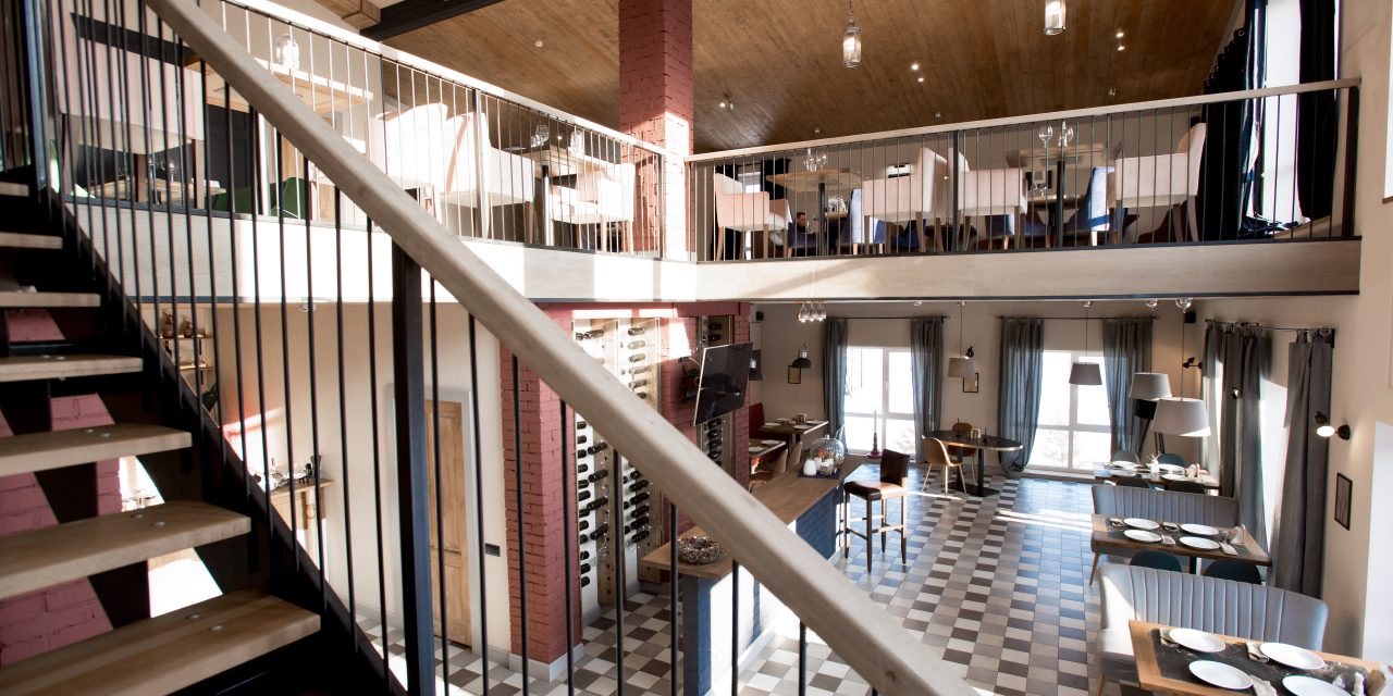 A Restaurant With a UVC-lit Lobby