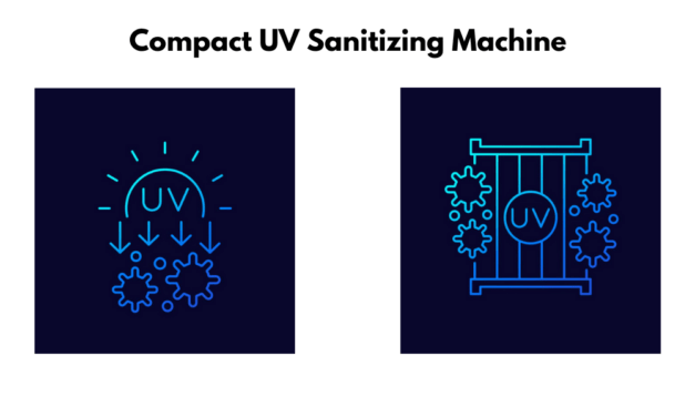Compact UV Sanitizing Machine: For disinfection on the go